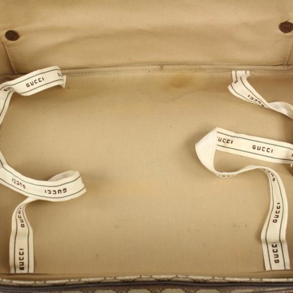 Gucci XL Supreme GG Web Suitcase Soft Trunk Luggage s210g66 - Picture 3 of 10